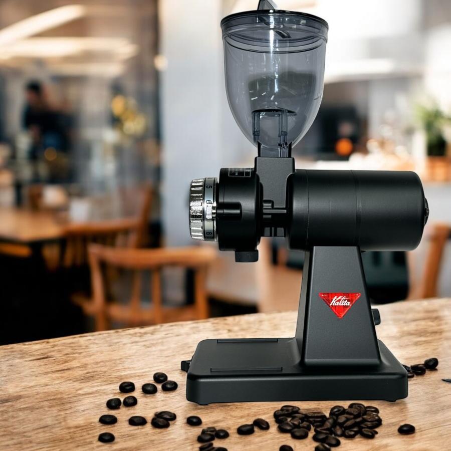 [New specification / Produced by TSUTAYA ELECTRICS] Kalita Black Kalita Black Reprint Nice Cut G Electric Coffee Mill KB-15