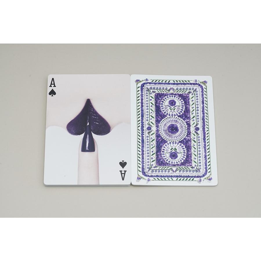 [Yoshida Uni] PLAYING CARDS purple (BOOK TYPE)