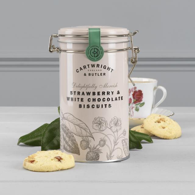 [20% OFF] CARTWRIGHT &amp; BUTLER Strawberry &amp; White Chocolate Biscuits (Tin)