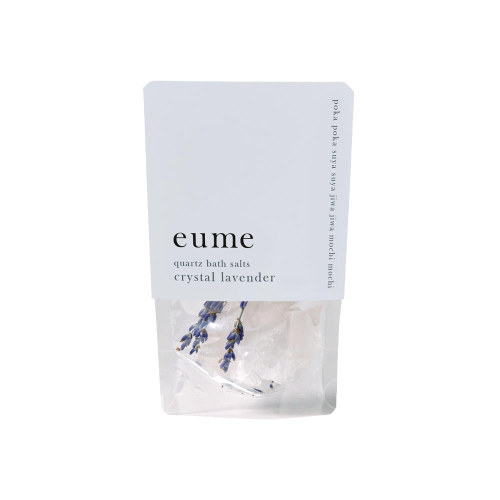 *Exclusive to TSUTAYA BOOKS * eume Quartz Bath Salt Crystal Lavender