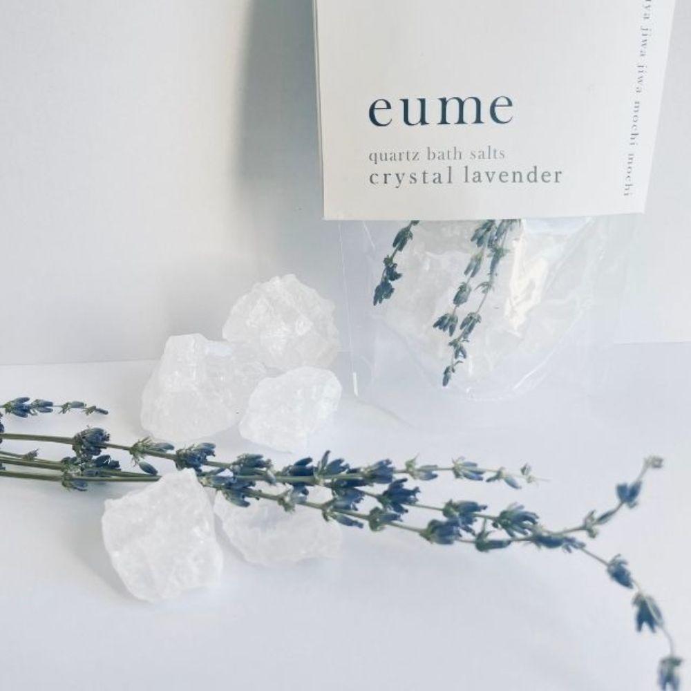 *Exclusive to TSUTAYA BOOKS * eume Quartz Bath Salt Crystal Lavender