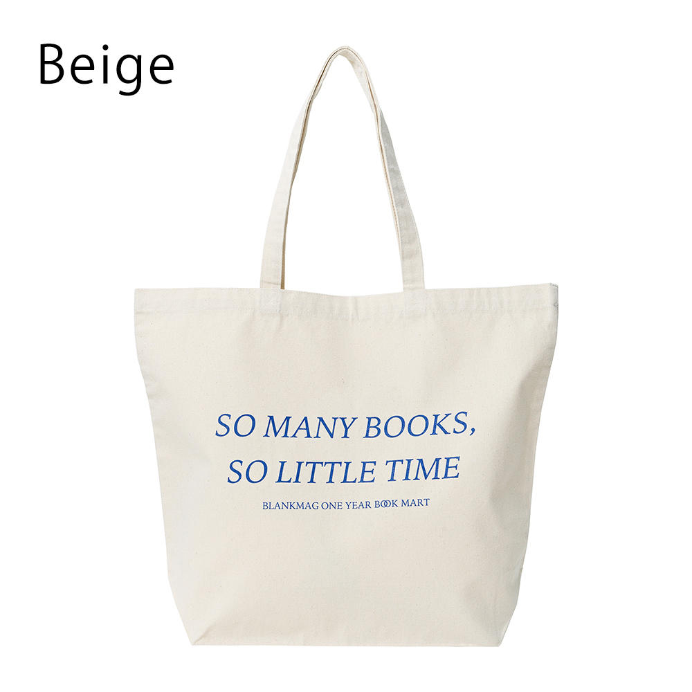 [Selectable types/Tote bag] BLANKMAG BOOK MART "SO MANY BOOKS, SO LITTLE TIME" TOTE BAG