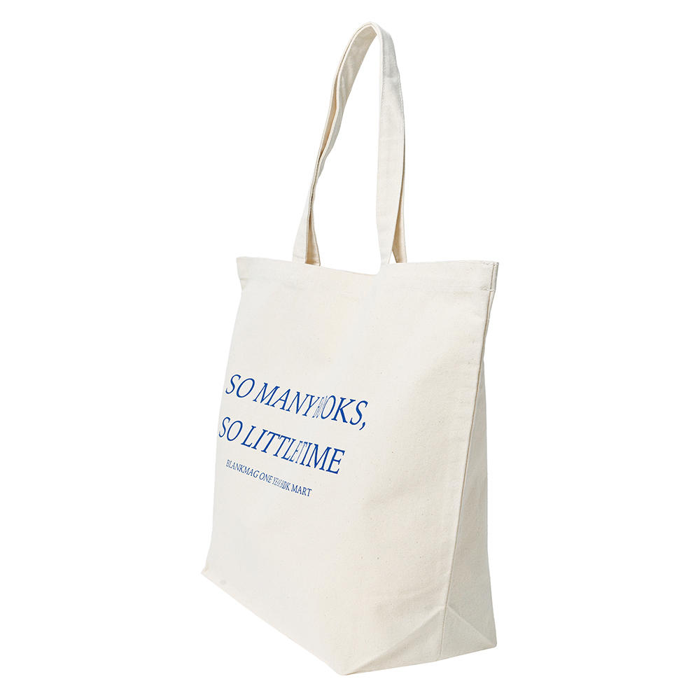 [Selectable types/Tote bag] BLANKMAG BOOK MART "SO MANY BOOKS, SO LITTLE TIME" TOTE BAG