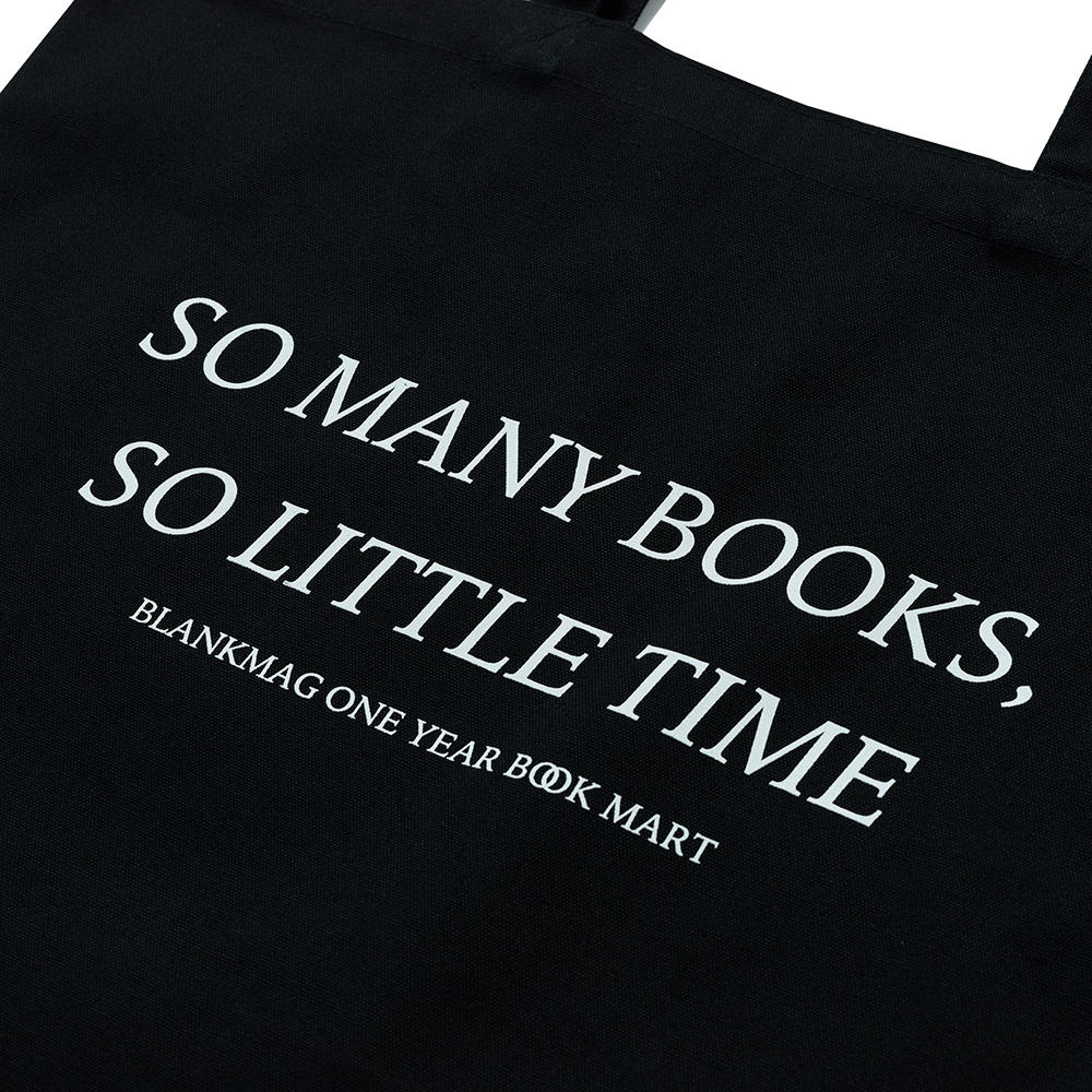 [Selectable types/Tote bag] BLANKMAG BOOK MART "SO MANY BOOKS, SO LITTLE TIME" TOTE BAG