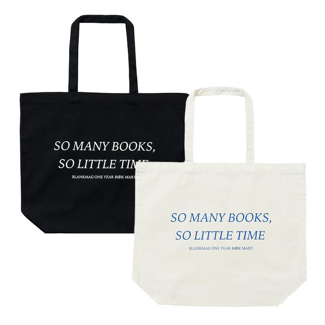 [Selectable types/Tote bag] BLANKMAG BOOK MART "SO MANY BOOKS, SO LITTLE TIME" TOTE BAG