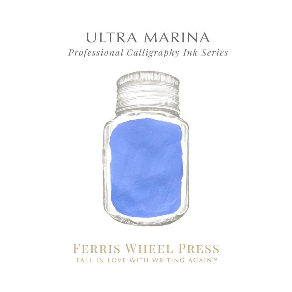 [28ml] Ferris Wheel Press Fanciful Events Collection (pigment ink) UltraMarina Ultra Marina Ferris Ink