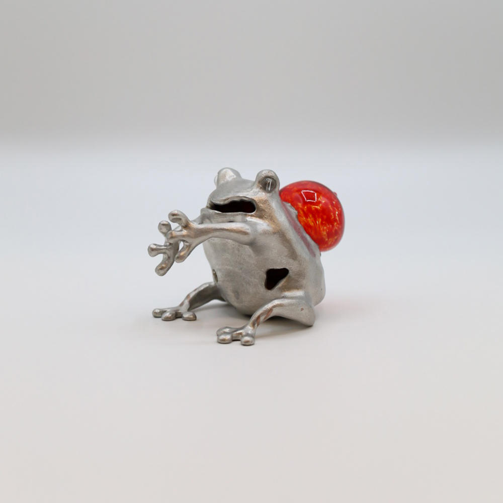 Small Frog Red by Hiroko Hosomi