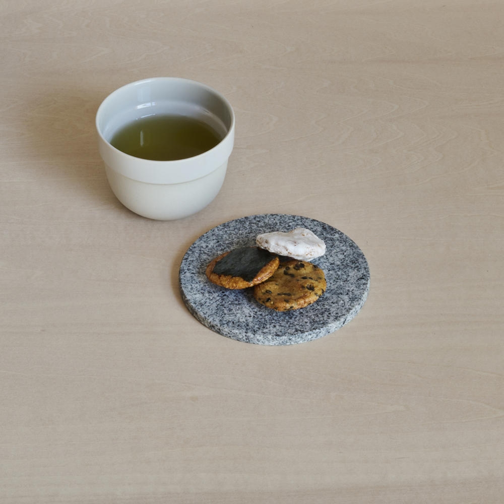 [AJI PROJECT] DISK PLATE (coaster) fine grain