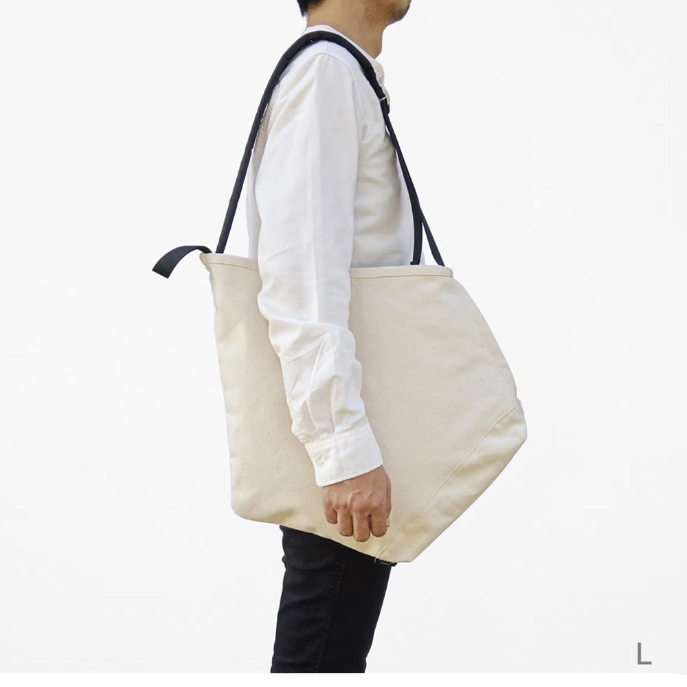 [ROOTOTE×nendo] ruck-tote L / ivory・black .