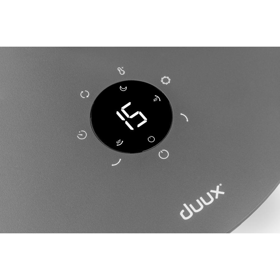 [Special order] duux Whisper Flex Touch GY (Gray) with remote control, 26 settings, DC motor, touch panel, temperature sensor, electric fan, circulator, stylish, aroma, living room fan, interior TSUTAYA ELECTRICS gift, birthday present