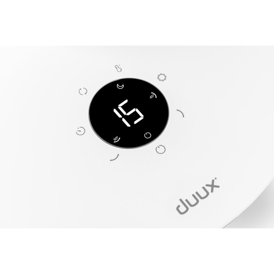 ■duux Whisper Flex Touch WT (White) with remote control, 26 levels, DC motor, touch panel, temperature sensor, electric fan, circulator, stylish, aroma, living room fan, interior TSUTAYA ELECTRICS gift, birthday present