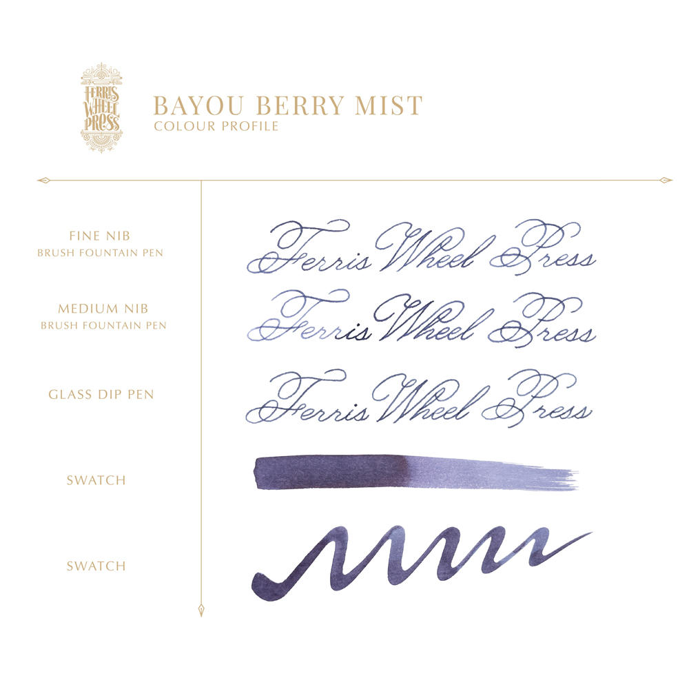 [38ml] Ferris Wheel Press Bayou Berry Mist Ferris Ink