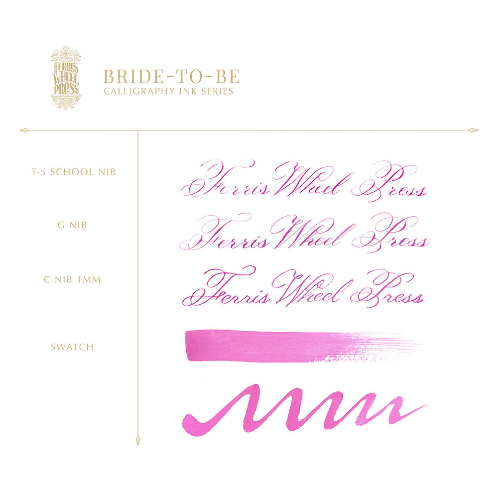 [28ml] Ferris Wheel Press Fanciful Events Collection (pigment ink) Bride To Be Ferris Ink