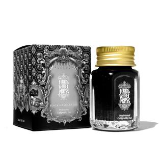 【28ml】Ferris Wheel Press Fanciful Events Collection（顔料インク） Black Masquerade ブラック マスカレード フェリス インク