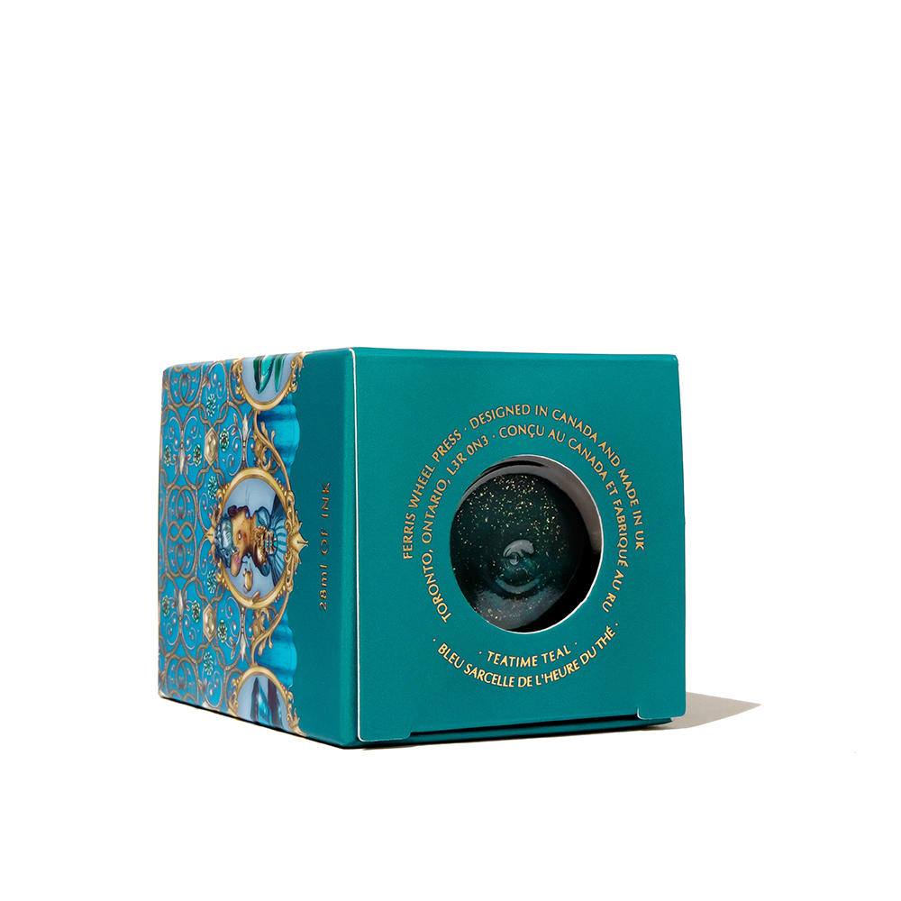 [28ml] Ferris Wheel Press Fanciful Events Collection (pigment ink) Teatime Teal Ferris Ink