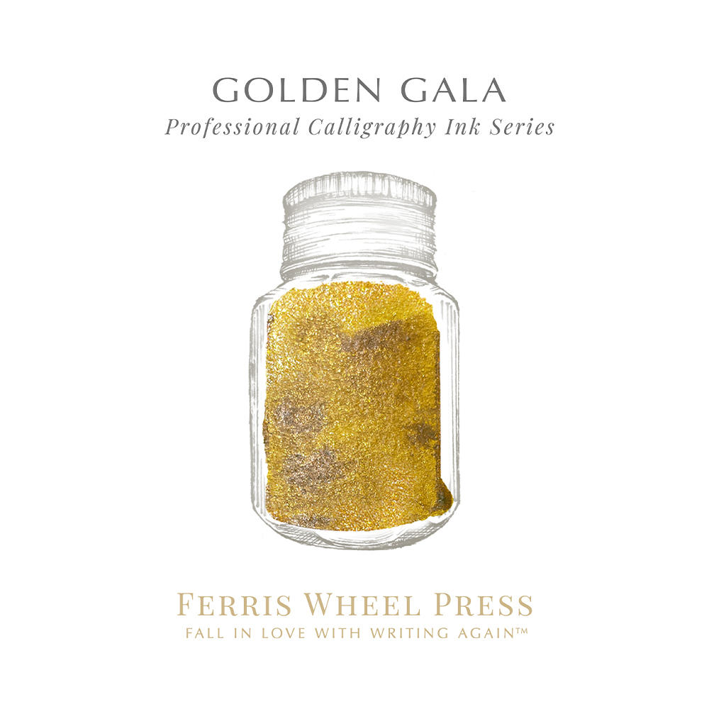 [28ml] Ferris Wheel Press Fanciful Events Collection (pigment ink) Golden Gala Golden Gala Ferris Ink