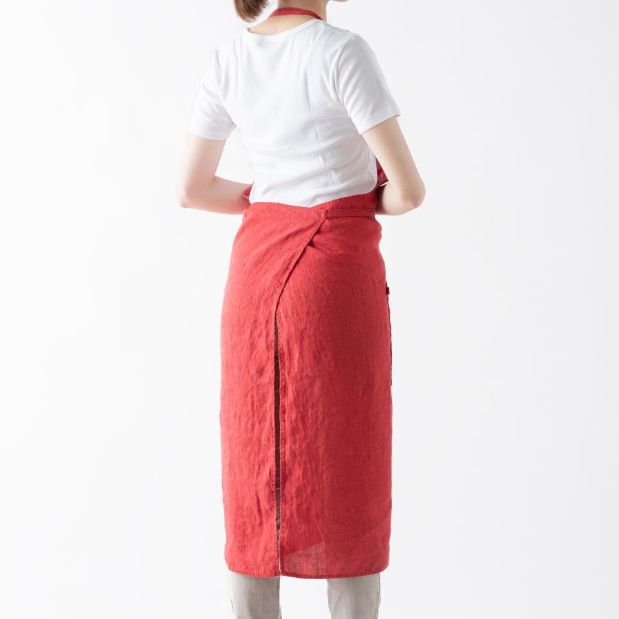 Lino e Lina A354 Full Apron Manon Rouge Garance