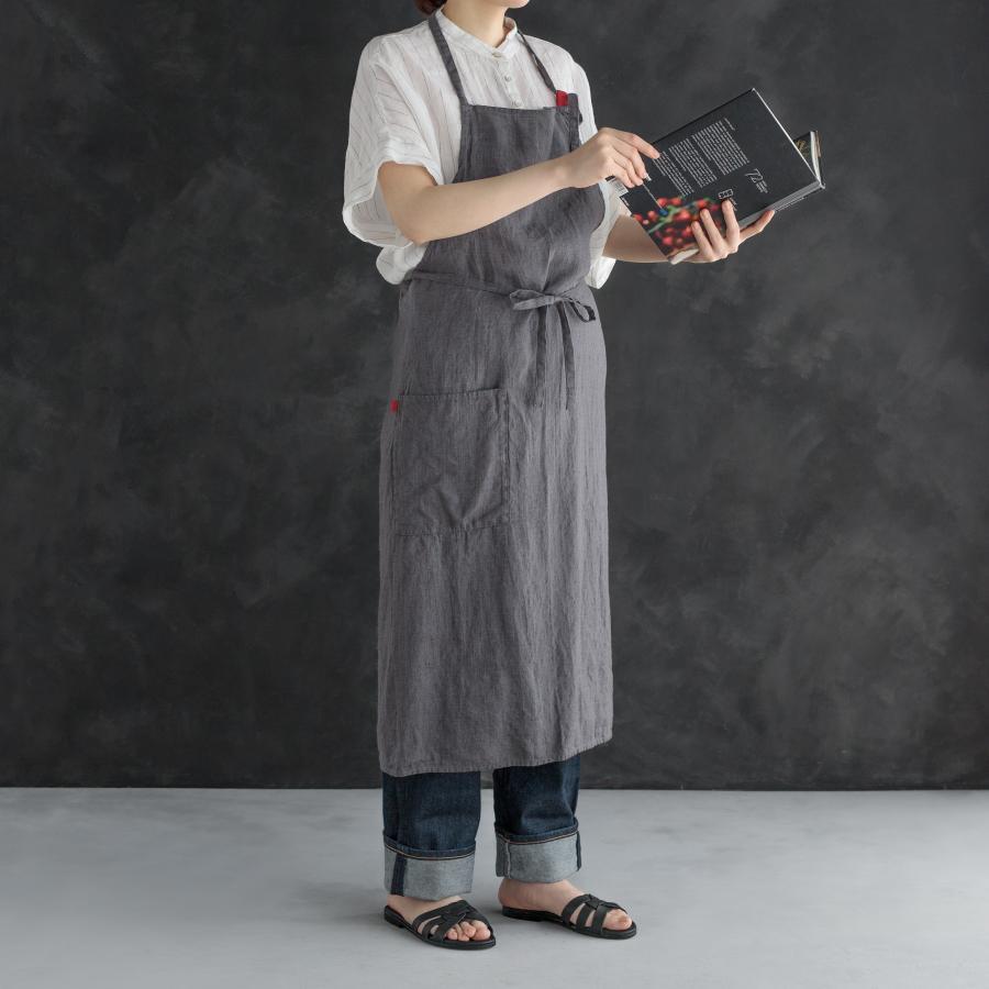 Lino e Lina A621 Full Apron Manon Poivre