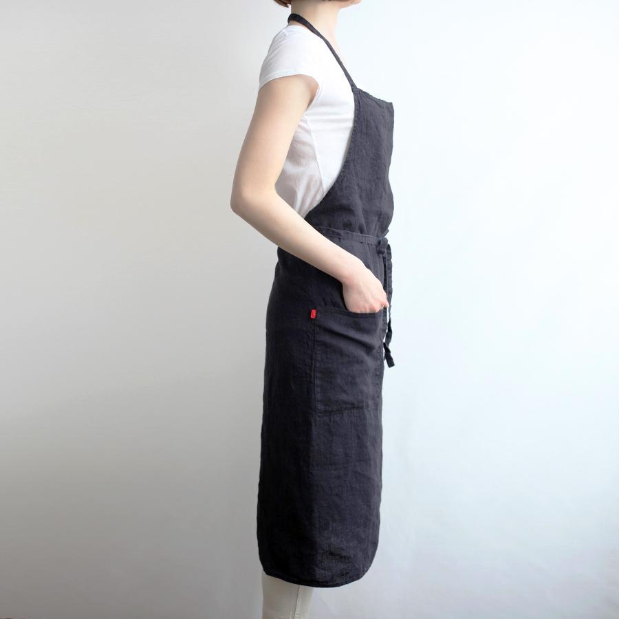 Lino e Lina A631 Full Apron Manon Noir