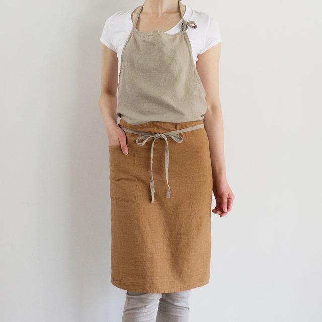 Lino e Lina A131 Full Apron Karina Ocher