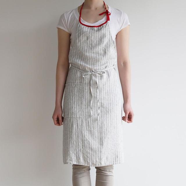 Lino e Lina A227 Full Apron Mira Brandel/Red