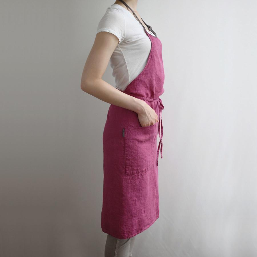 Lino e Lina A267 Full Apron Mira Magenta