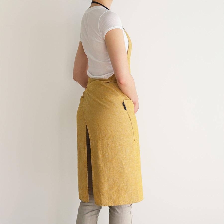 Lino e Lina A307 Full Apron Mira Harvest Yellow