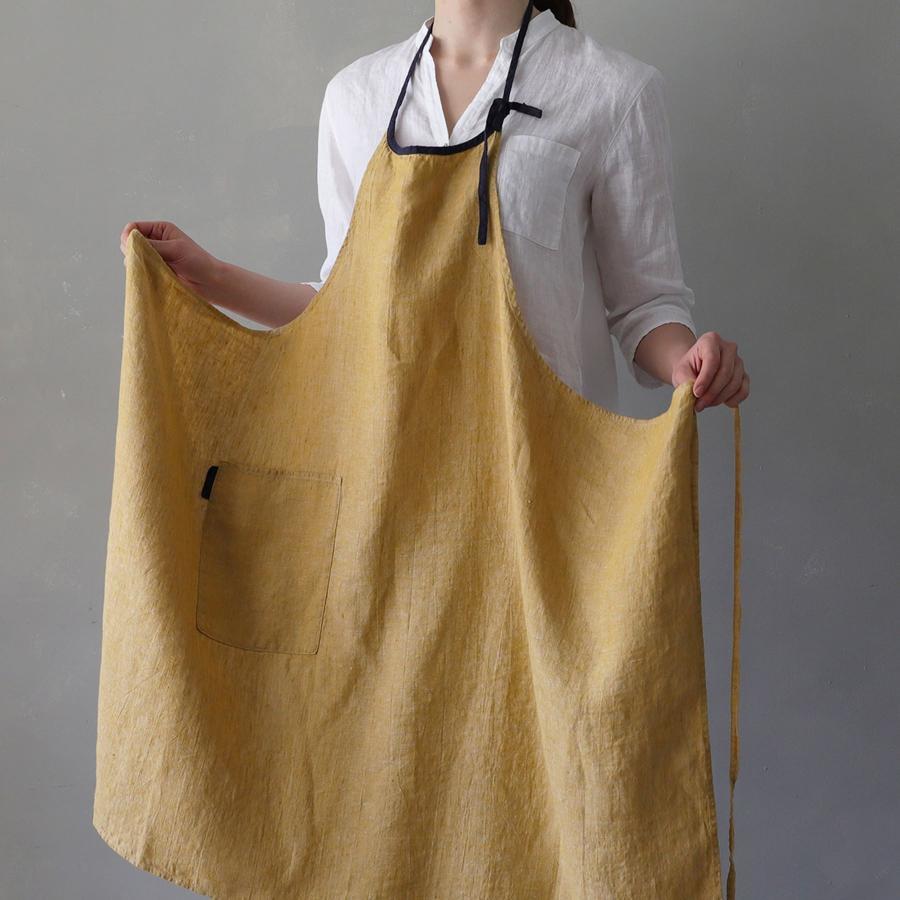 Lino e Lina A307 Full Apron Mira Harvest Yellow