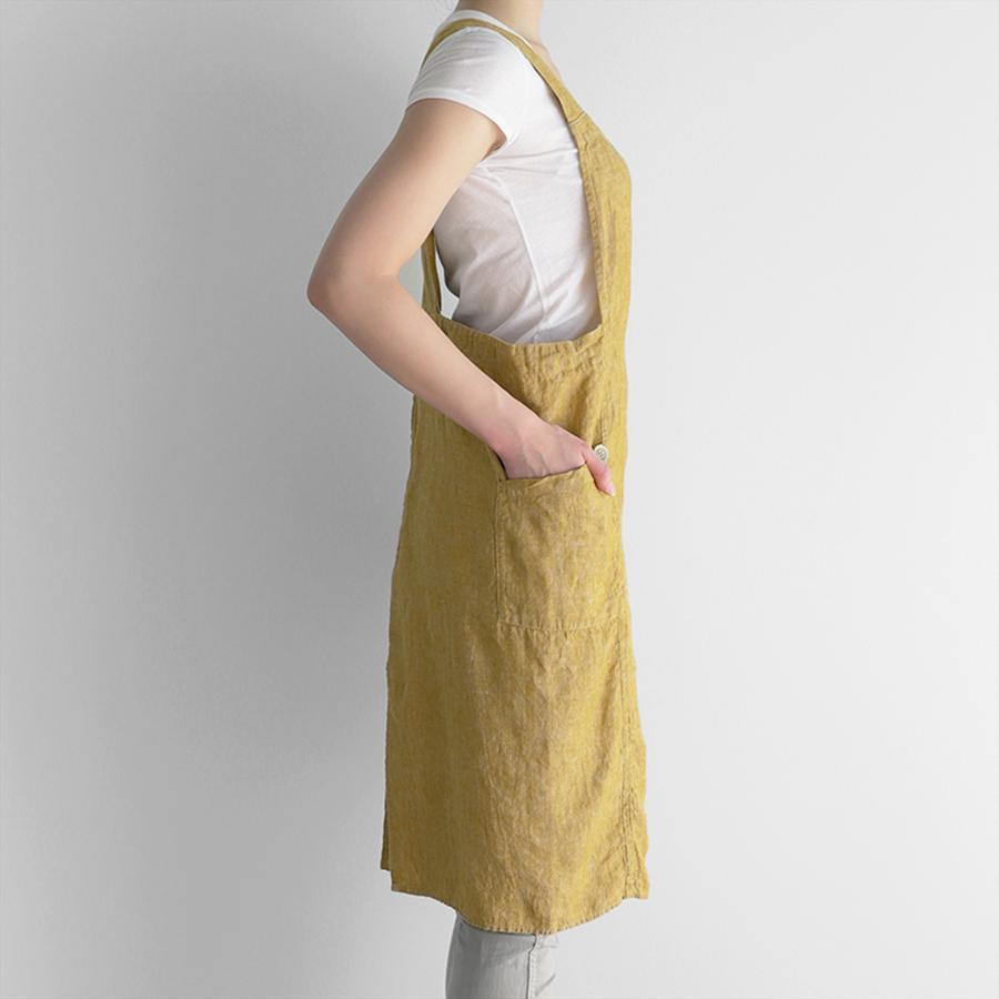 Lino e Lina A310 Full Apron Anita Harvest Yellow