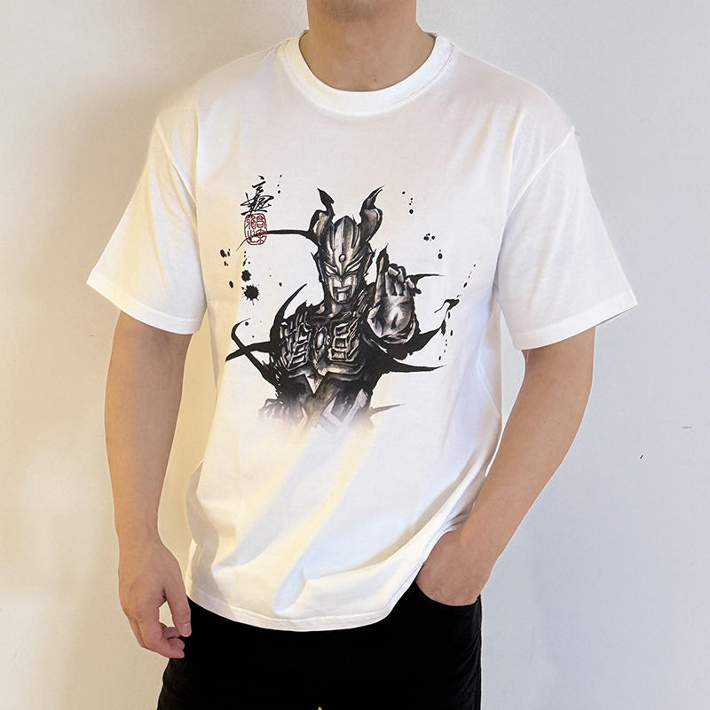 【蔦屋書店オリジナル】ウルトラマンゼロ 水墨画 Tシャツ 白XL