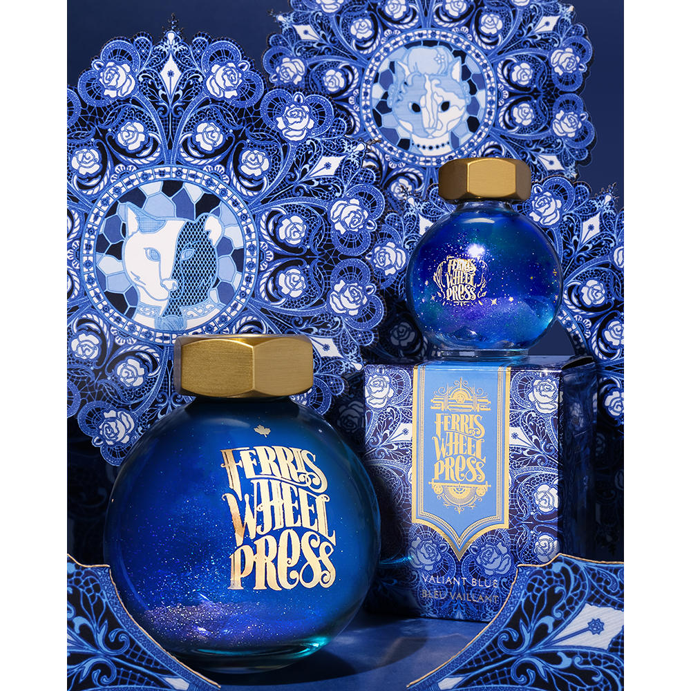 [20ml] Ferris Wheel Press Valiant Blue Ferris Ink