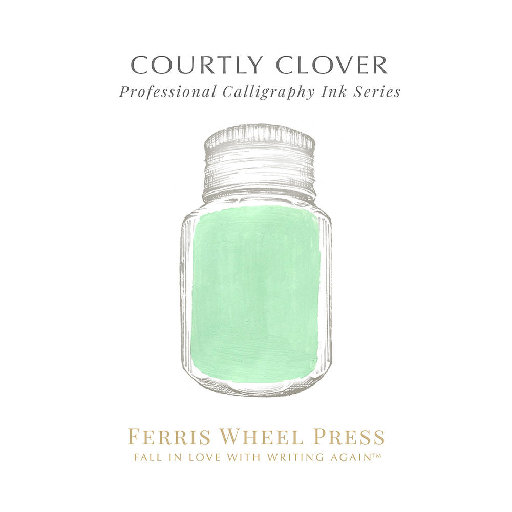 [28ml] Ferris Wheel Press Fanciful Events Collection (pigment ink) Courtly Clover Ferris Ink