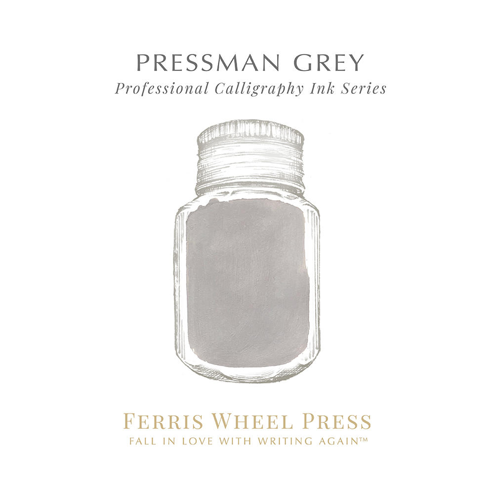 [28ml] Ferris Wheel Press Fanciful Events Collection (pigment ink) Pressman Gray Ferris Ink