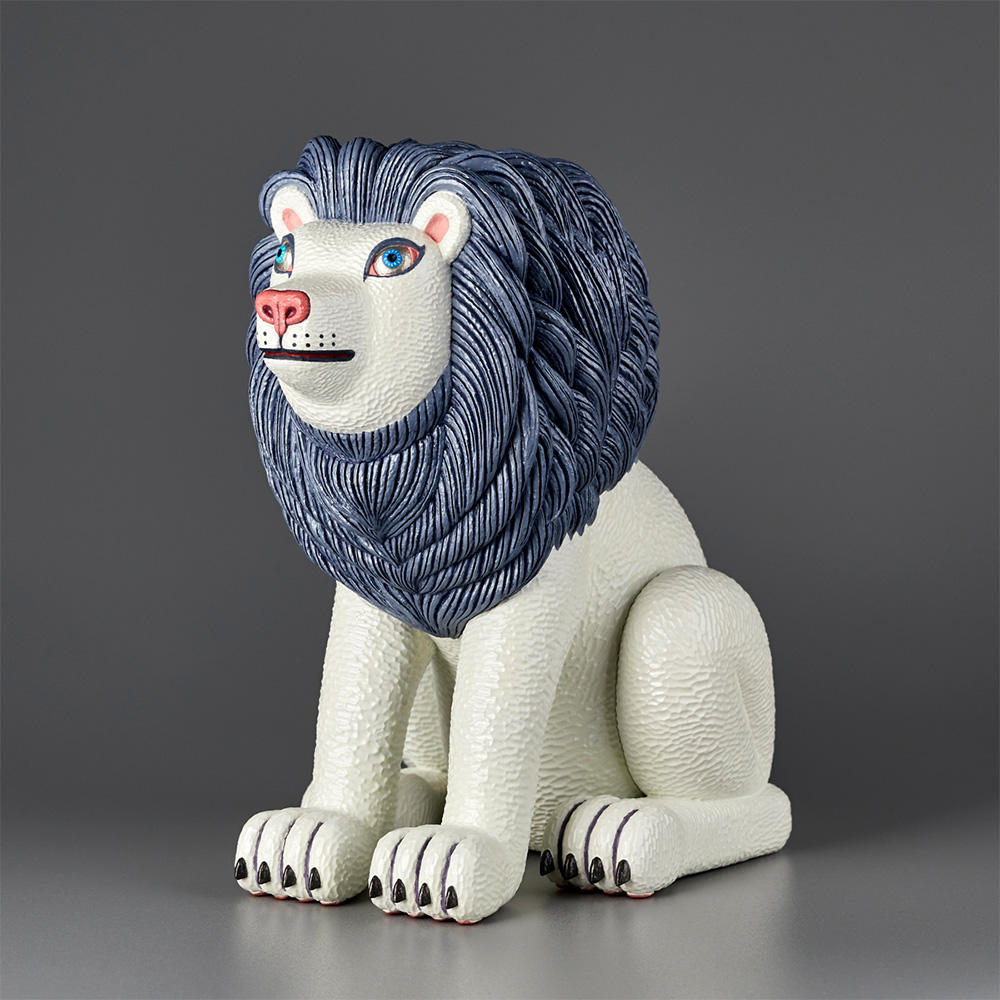 [Pre-order] Atsuhiko Misawa ANIMALS Lion Gray Soft Vinyl Finished Product *Scheduled to be shipped after the release date in December 2024