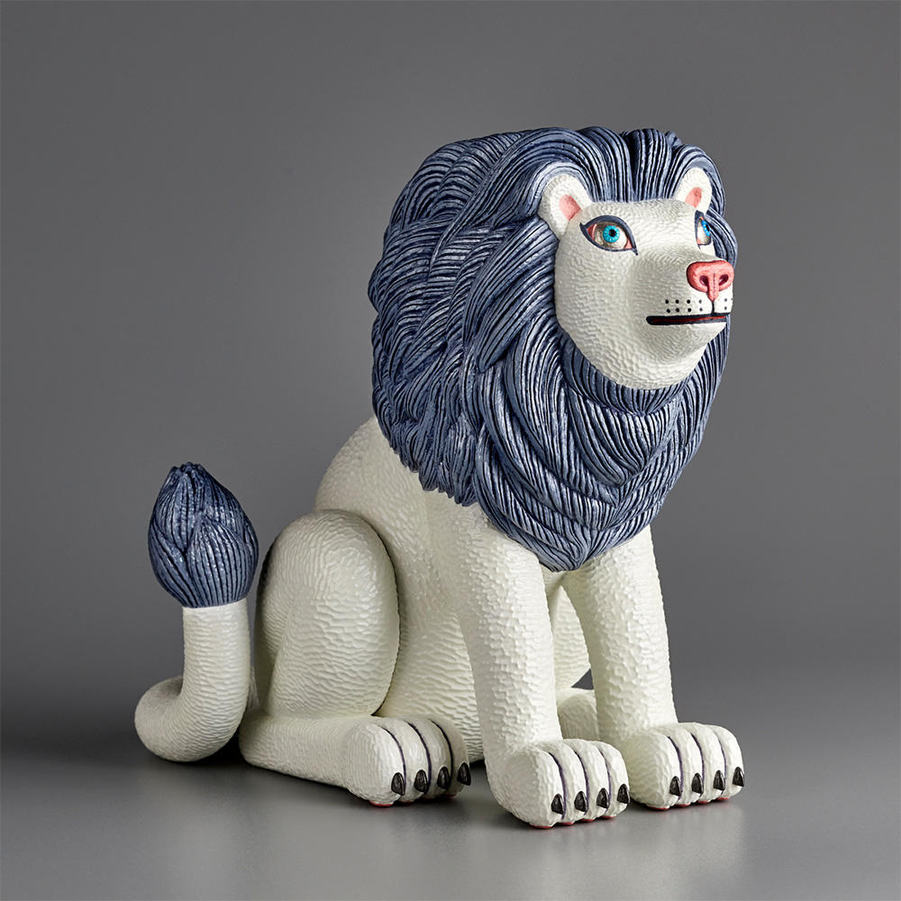 [Pre-order] Atsuhiko Misawa ANIMALS Lion Gray Soft Vinyl Finished Product *Scheduled to be shipped after the release date in December 2024