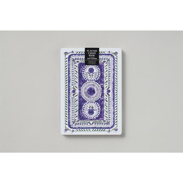 [Yoshida Uni] PLAYING CARDS purple (BOOK TYPE) TOTE BAG set