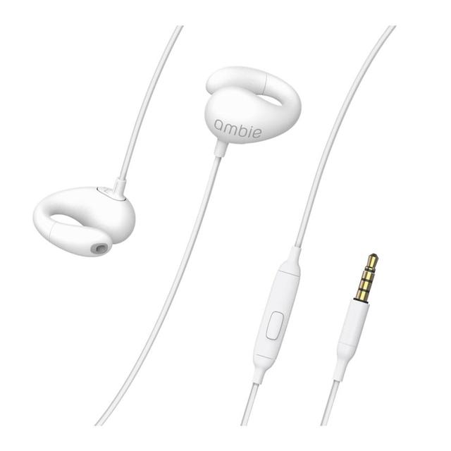 ambie AM-02 ambie sound earcuffs white earphones