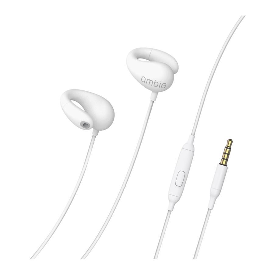 ambie AM-02 ambie sound earcuffs white earphones