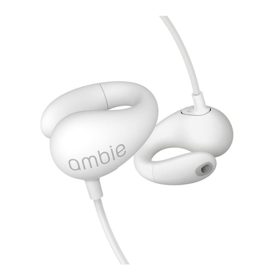 ambie AM-02 ambie sound earcuffs white earphones