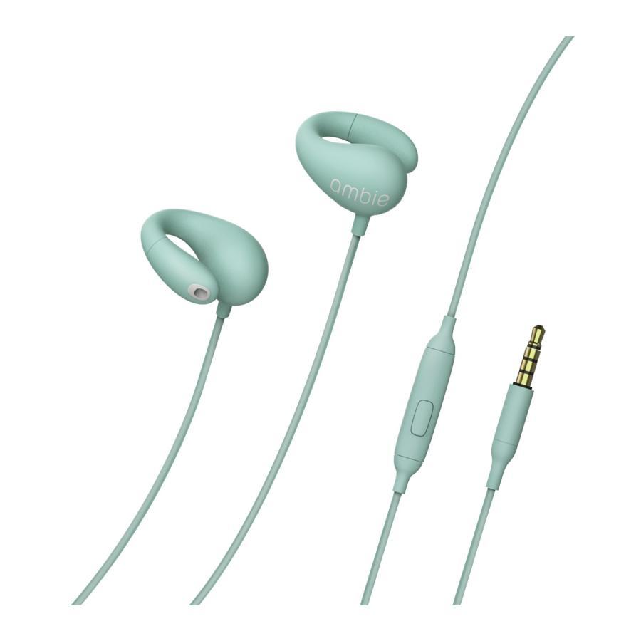 ambie AM-02 ambie sound earcuffs ash green earphones