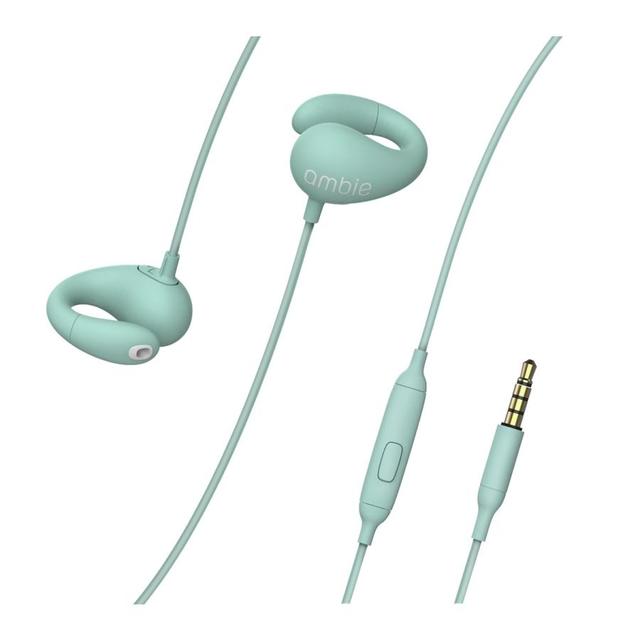 ambie AM-02 ambie sound earcuffs ash green earphones