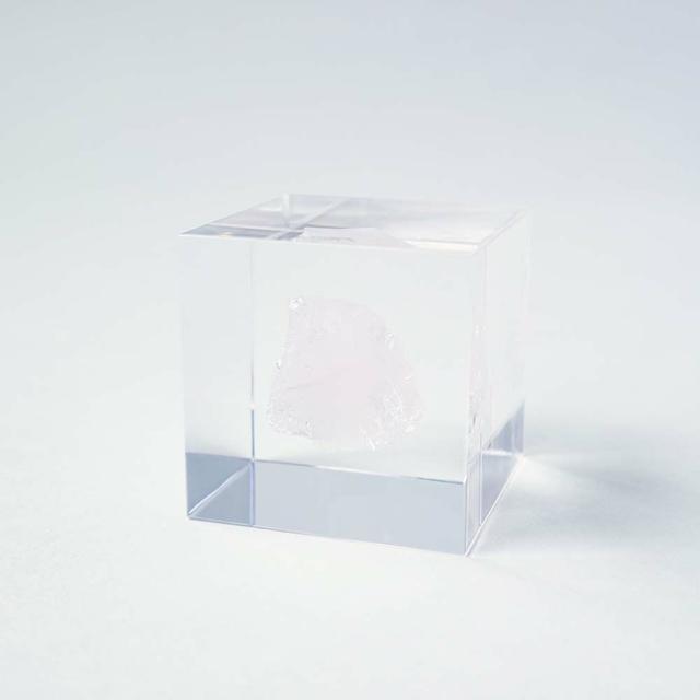 Sola cube rose quartz (4cm)