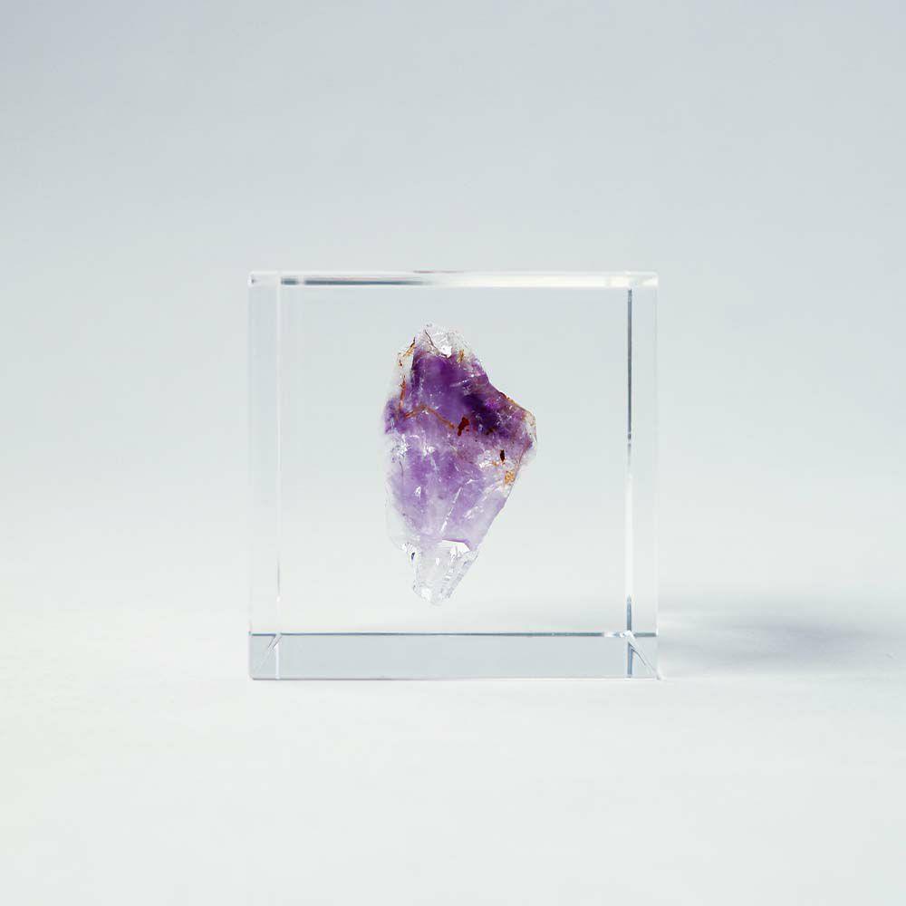 Sola cube amethyst (4cm)