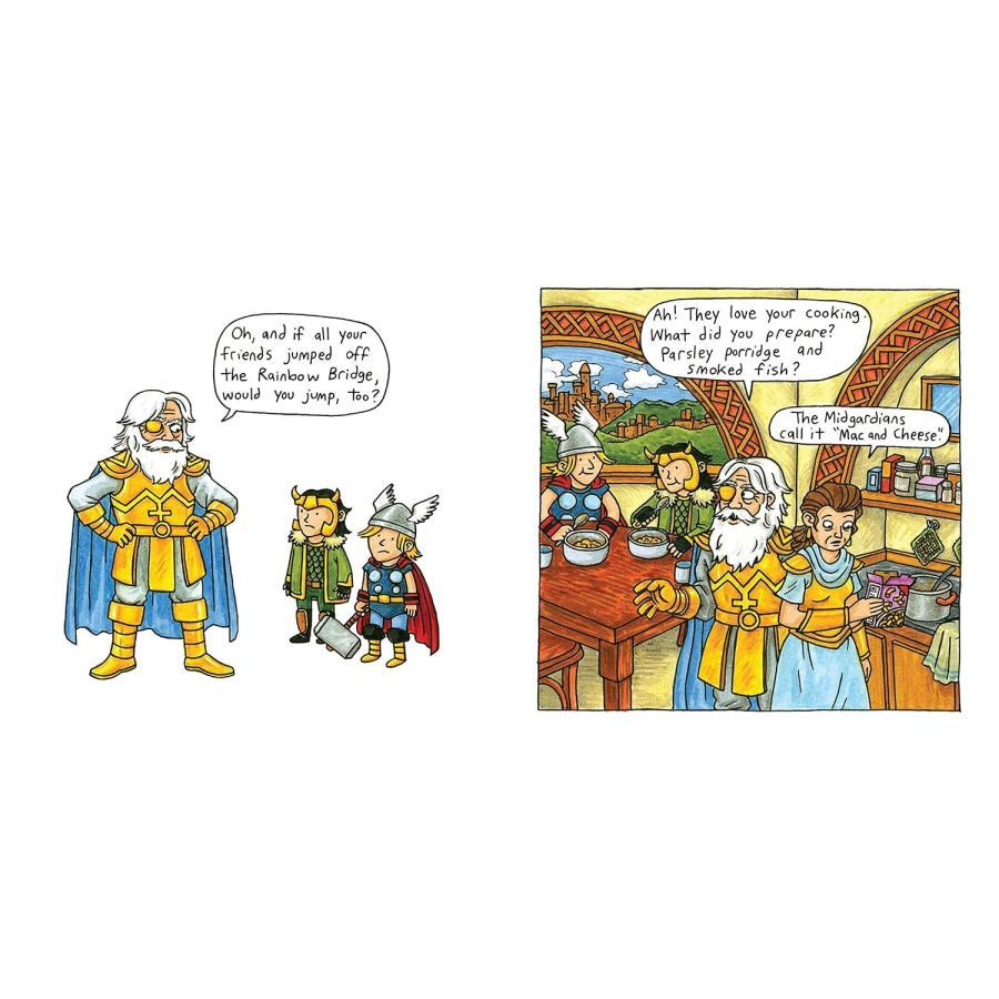 &quot;THOR AND LOKI MIDGARD FAMILY MAYHEM&quot; Jeffrey Brown (author) CHRONICLE BOOKS (USA).