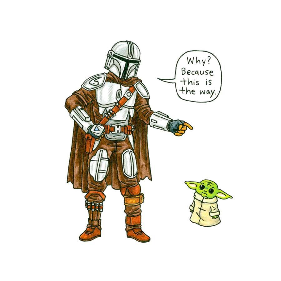 “The Mandalorian and Child (Star Wars)” by Jeffrey Brown (author) Chronicle Books