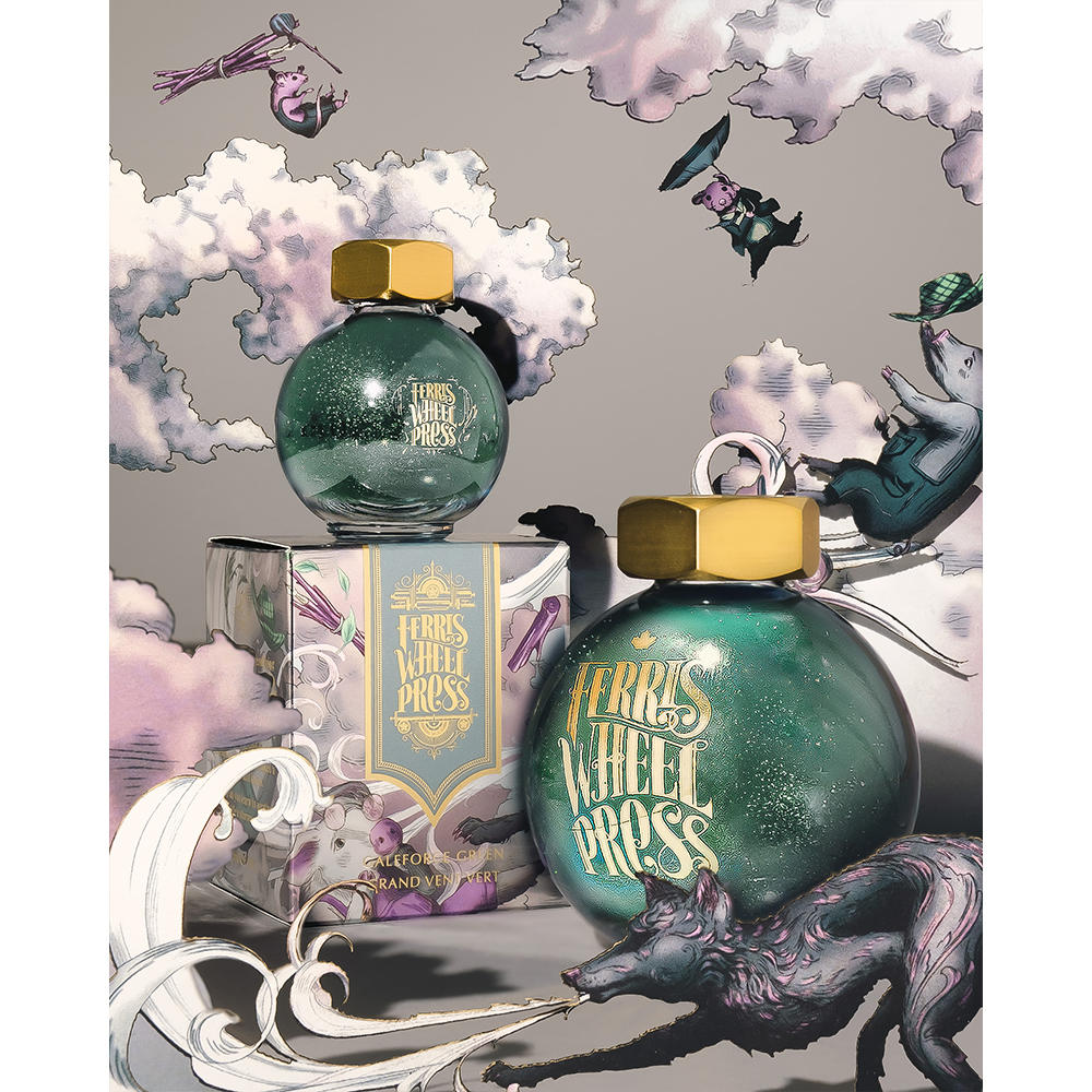 [20ml] Ferris Wheel Press Galeforce Green Ferris Ink