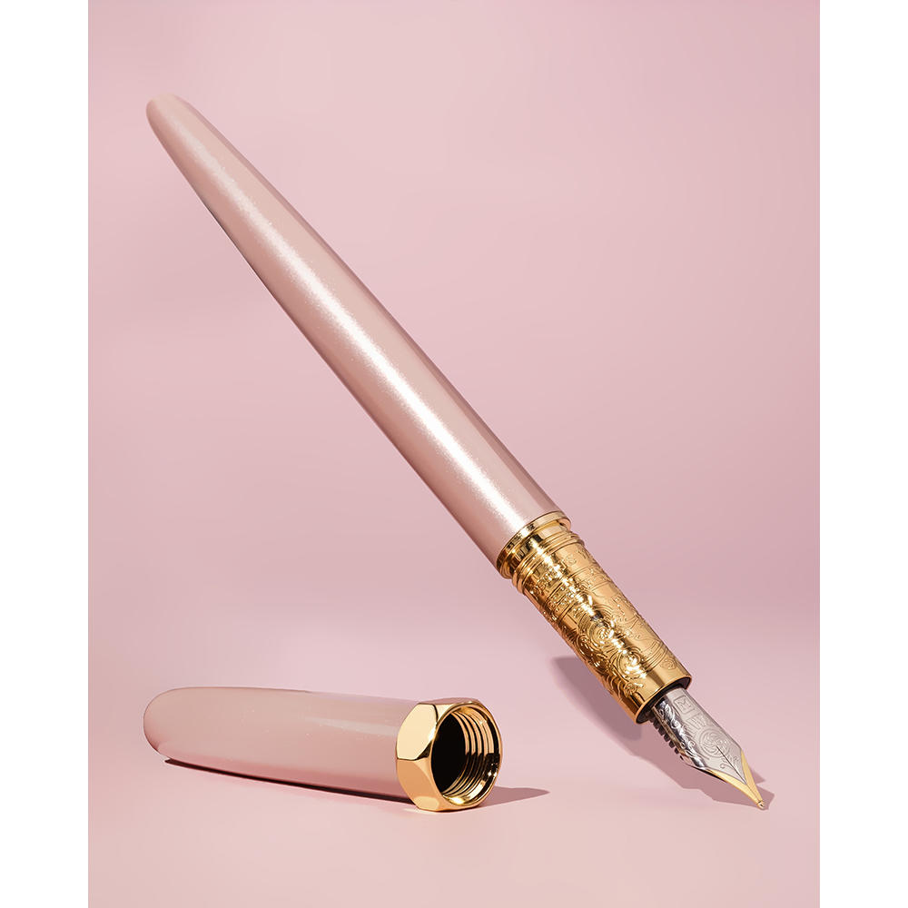 [Selectable nib width] Ferris Wheel Press Fountain Pen Bijou Huffin Puff Pink Ferris