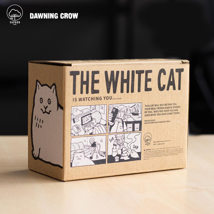 Vapour Park x Kuroyama Cathy Lamb Collaboration Art Toy Figure "THE WHITE CAT"