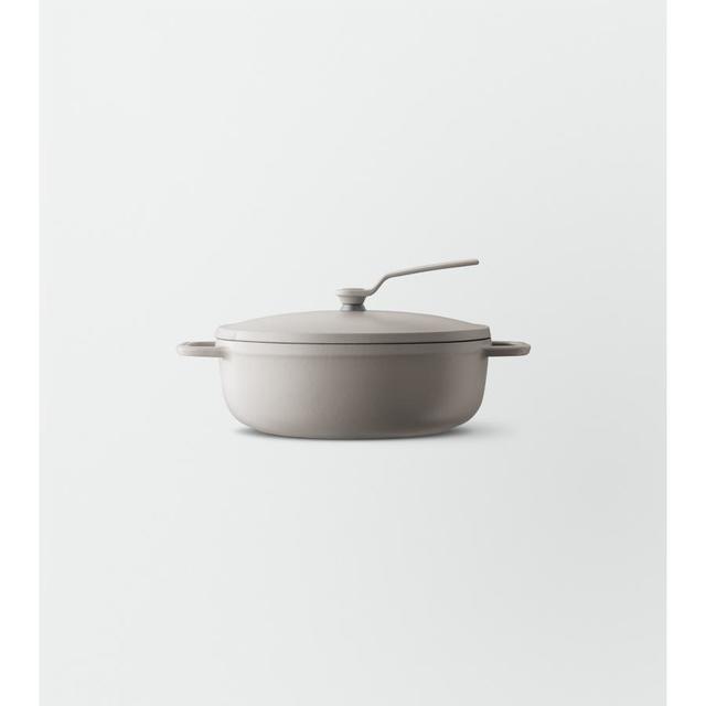 Vermicular Oven Pot 2 Shallow 22cm Matte Linen Beige