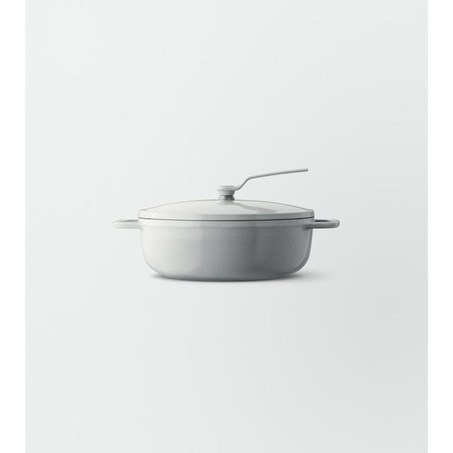 Vermicular Oven Pot 2 Shallow 22cm Sea Salt White